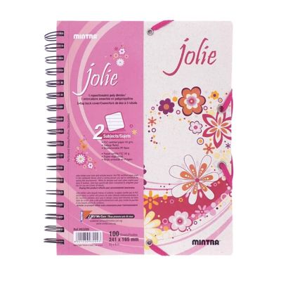Mintra Jolie Double Wire Notebook 100 Sheet A5 /2