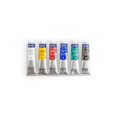 طقم الوان زيت انابيب 46مللى 6لون Ladoga علبة كرتون رقم 1241080