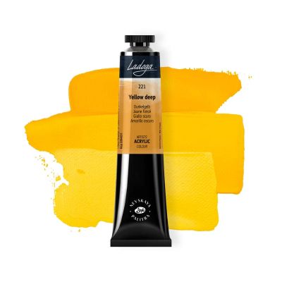 انبوبة الوان اكريلك 46مللى Yellow Deep Ladoga رقم 2204221