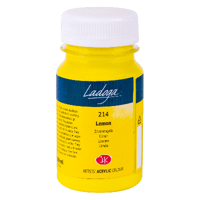 برطمان الوان اكريلك 100مللى Lemon Ladoga رقم 2227214