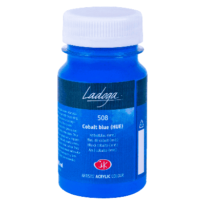 برطمان الوان اكريلك 100مللى Blue cobalt Ladoga رقم 2227508