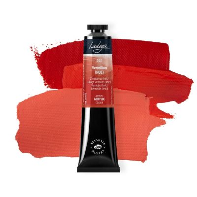 انبوبة الوان اكريلك 46مللى Vermilion Ladoga رقم 2204312