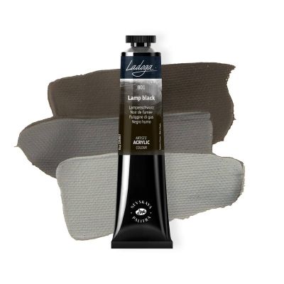 انبوبة الوان اكريلك 46مللى Lamp Black Ladoga رقم 2204801