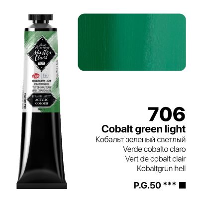 انبوبة الوان اكريلك 46مللى Cobalt Green Light Master Class رقم 12304706