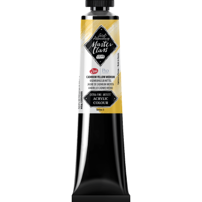 انبوبة الوان اكريلك 46مللى Cadmium Yellow Medium Master Class رقم 12304201