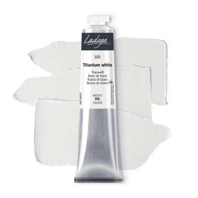 انبوبة الوان زيت 46مللى Titanium White Ladoga رقم 1204101