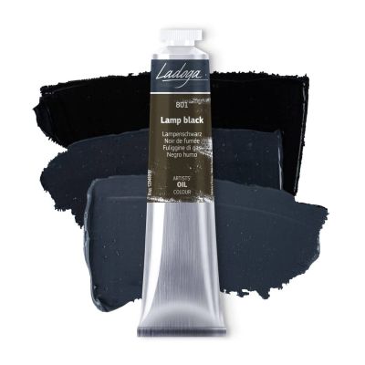 انبوبة الوان زيت 46مللى Lamp Black Ladoga رقم 1204801