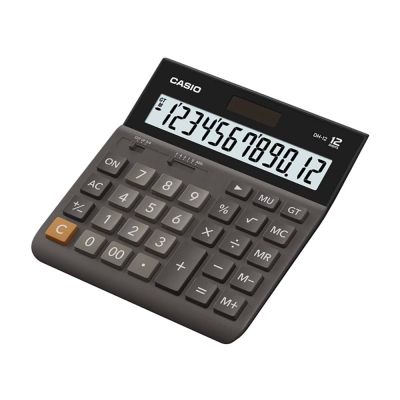 آلة حاسبة CASIO رقم DH-12-BK