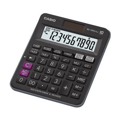 الة حاسبة CASIO رقم MJ-100 D-PLUS