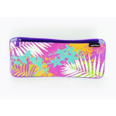 مقلمة سوستة VIBRANT SURF FLORAL PINK POLYESTER رقم PM15209