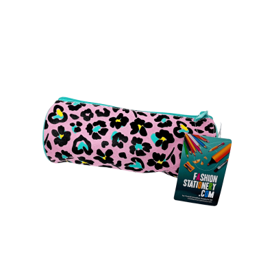 مقلمة Floral Leopard Pink- POLYESTER رقم PM24005