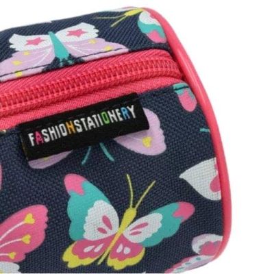 مقلمة Bold Butterflies Navy- POLYESTER رقم PM24009