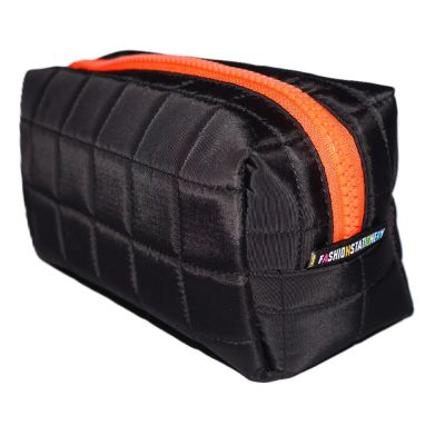 مقلمة سوستة Quilted Squares Black POLYESTER رقم PCP24024B