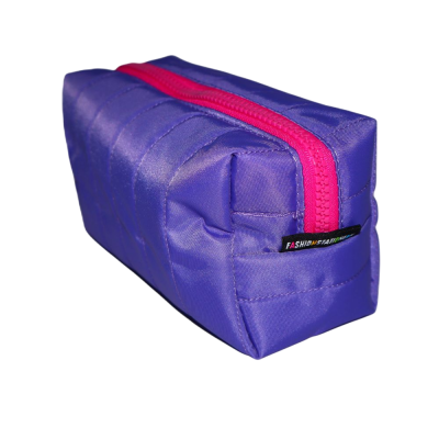 مقلمة سوستة Quilted Stripe Purple POLYESTER رقم PCP24023A