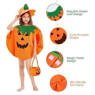 ملابس تنكرية للاطفال precious pumpkinرقم H2062 مقاس L