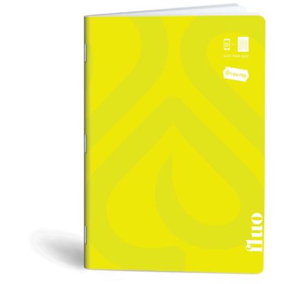 كشكول مسطر ابيض 80ورقة 60جرام غ دبوس سوفت مقاس20.5*29.7سم Mar Mar-One color-yellow