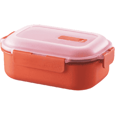 حافظة طعام بلاستيك شفاف مقسم ميكرويف Lock & lock مقاس 1.3 لتر رقم LMW110D