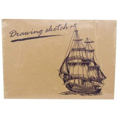 اسكتش رسم لاصق 30ورقة ابيض140جرام غ كرافت مقاس 17.5*25سم yasin رقم 1127