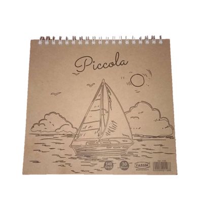 اسكتش رسم سلك 30ورقة ابيض140جرام غ كرافت مقاس 16.8*17.4سم yasin رقم 1126