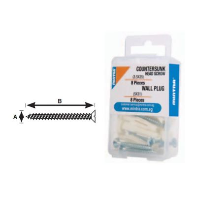 علبة مسمار معدني منترا REF . 94513