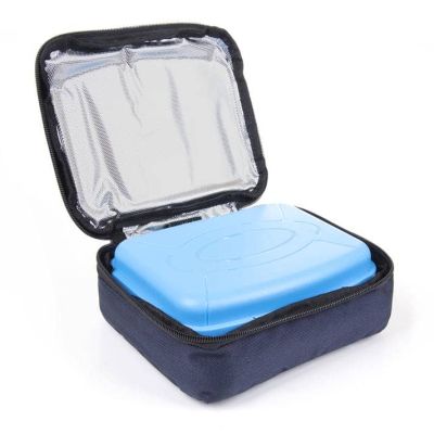 لانش بوكس بلاستيك 1.4لتر + لانش باج مقاس 16*19 سم رقم 06455