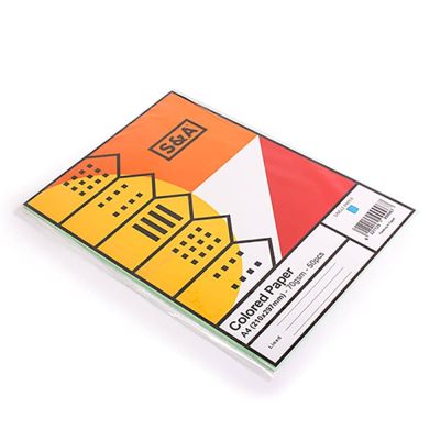 رزمة ورق مسطر مفرد 70 جم 50 ورقة ألوان A4