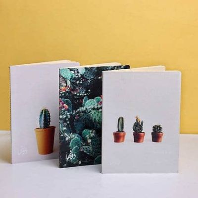 Dawenha Holiday Cactie | Manifesto Mix 3 Notebooks Set (Blank + Dotted + Squared)