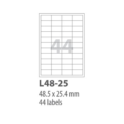ورق ليبل A4 متعدد 100/44 Smart فرخ L48-25