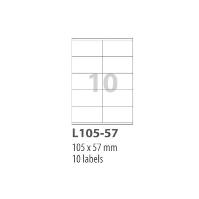 ورق ليبل A4 متعدد 100/10 Smart فرخ L105-57
