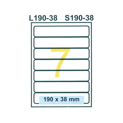 ورق ليبل A4 متعدد 100/Smart فرخ L'190-38