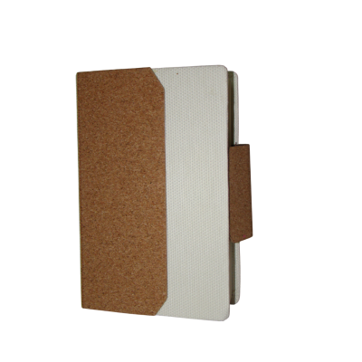 نوت بوك لاصق مسطر جلد بكبسولة 2لون مقاس 14.4*21.3سم رقم nb12w