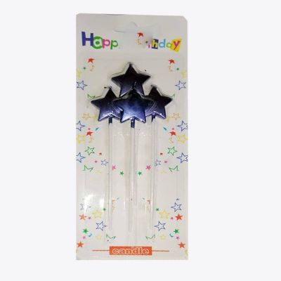 كارت شمع اسبراى نجمة الوان 4ق