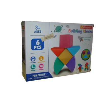 مكعبات بناء مغناطيس 6 ق رقم 2143