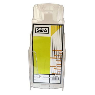 حامل بروشور حائطى بليكس روم 4 دور راسى DL1/3 A4 رقم IN 000005