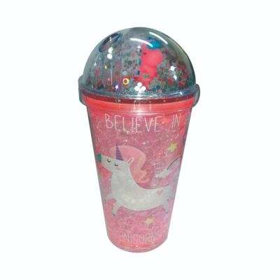 كوب مياه بلاستيك اشكال شفافه بالشاليموه 450 مل