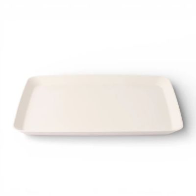 صينية تقديم بلاستيك مستطيل الوان معتمة مقاس30*42سم Banana 