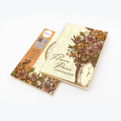 اسكتش تلوين دبوس 30ورقة flowerمقاس 20.5*28.7سم