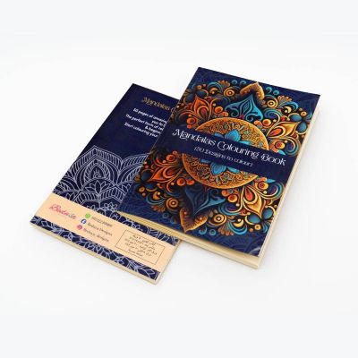 اسكتش تلوين دبوس50ورقة mandalaمقاس 21*29.7سم