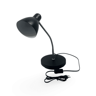 اباجورة مكتب معدن قاعدة متحركة Black رقم LH1-13