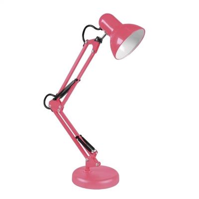 اباجورة مكتب معدن قاعدة متحركة + ماسك ترابيزة Pink رقم LH1-16