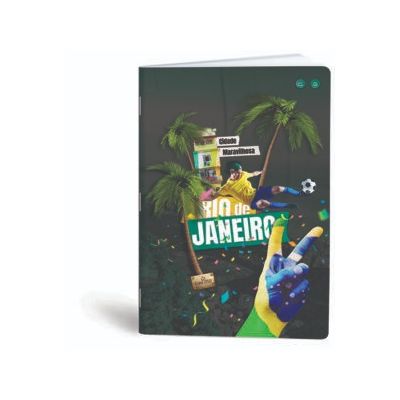 كشكول مسطر ابيض 60ورقة 60جرام غ دبوس سوفت مقاس20.5*29.7سم Mar Mar-Collage Cities-janeiro