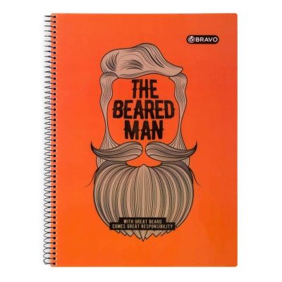 كشكول سلك مسطر ابيض100ورقة غ بلاستيك مقاس16.5*22.5سمpp2