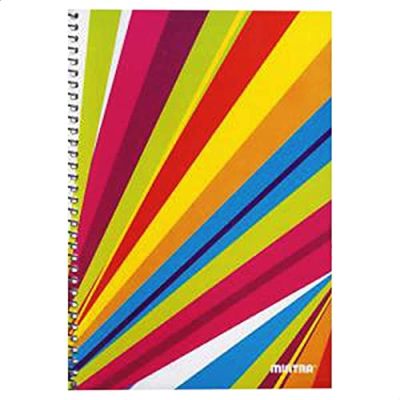 كشكول مينترا مسطر colorسلك 70ورقة مقاس 21*14.5سم