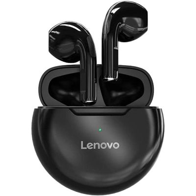 اير بودز رقم Lenovo HT38 - Black -kx2871-Wireless