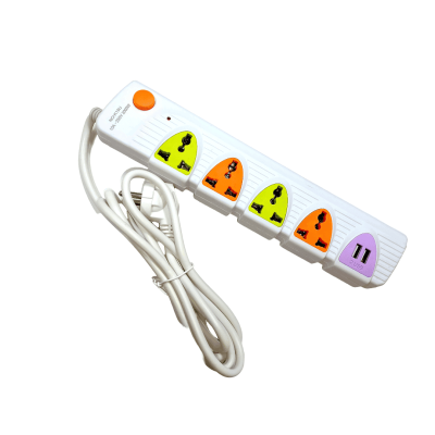 مشترك بالسلك 4 مخرج ثلاثى+5 مخرج ثنائي+2USB+مفتاح امان رقم Keendex kx 3361 -1.5 m 220V