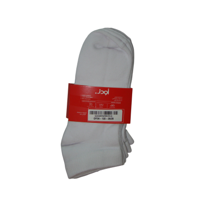 شراب سوكيت ليكرا اطفال 3ق لون ابيض رقمOP3N-100-26/29