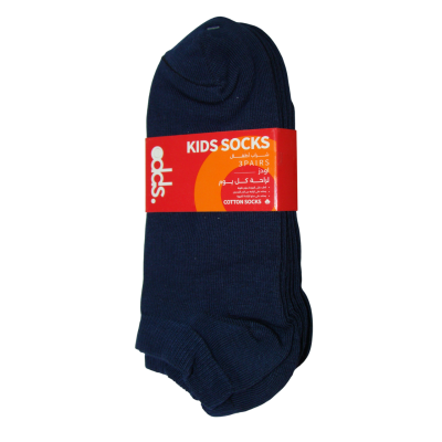 شراب سوكيت ليكرا اطفال 3ق لون كحلى رقمOP3N-120-34/37