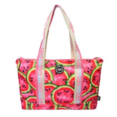 شنطة رحلات يد رقمWatermelon Slices & Red Tye Dye Tote182600-TO10-2519