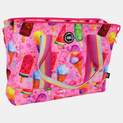 شنطة رحلات يد رقمIce Cream World & Tie Dye Art Tote182600-TO14-2519