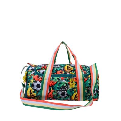 شنطة رحلات يد قماش مطبوع رقمFootball Graffiti One side Pocket 185220-LD03-L25